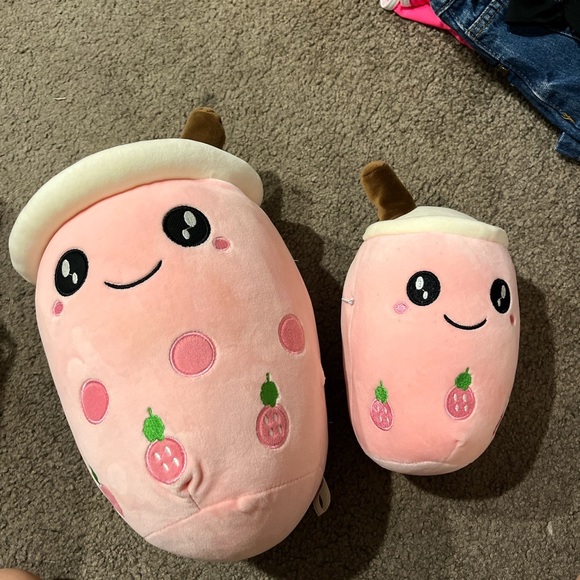 Squishmallows Toys Set Of Two Squishmallow Plushie Boba Soft Toys